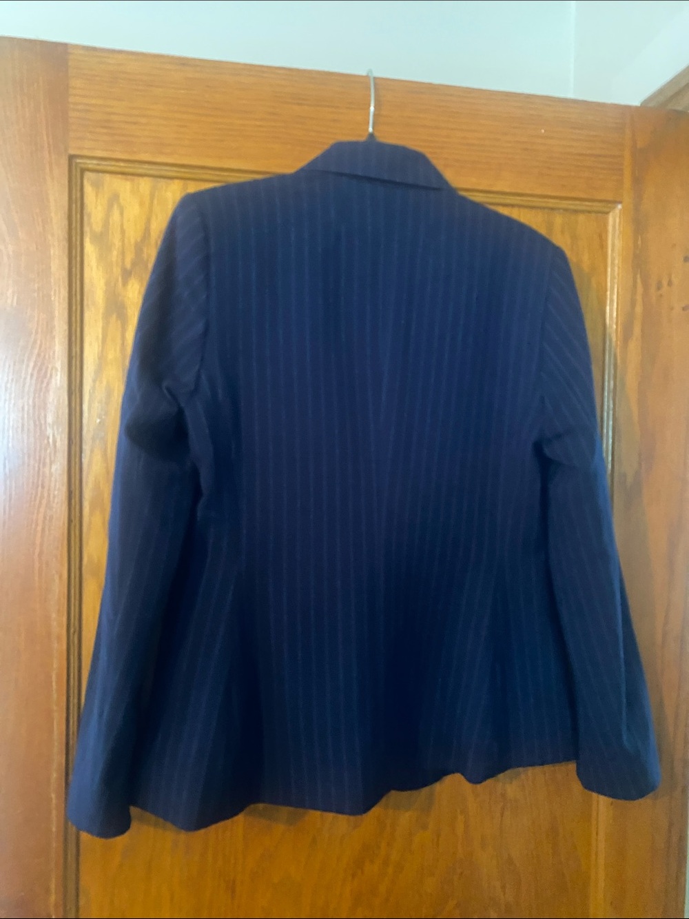 Single-Button Pinstripe Blazer - Navy by Banana Republic - Picture 2 of 2